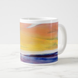 Tasse Géante Paysage marin de soirée