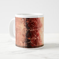 Paysage rouge Abstrait