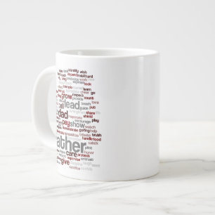 Tasse Géante Père Cloud Mot Mug