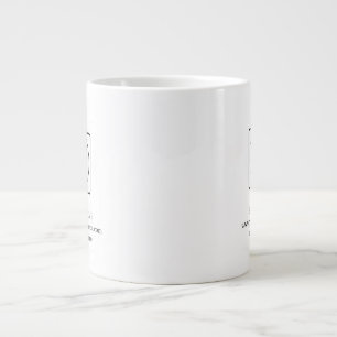 Tasse géante personnalisée Cadeau d'entreprise Log