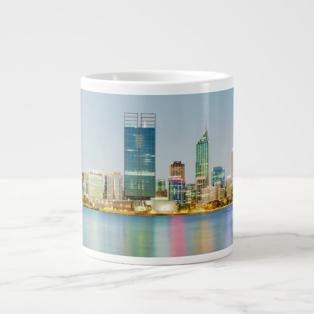 Tasse Géante Perth CBD de Mill Point Perth Ouest Australie (Devant)