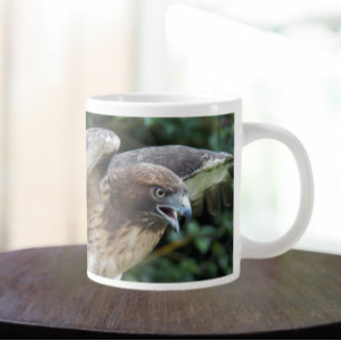 Tasse Géante Photo de rapace Buse à queue rousse