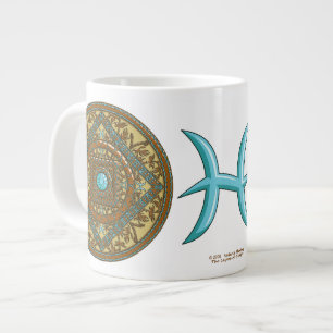 Tasse Géante Pisces Mandala Spécialité Mug