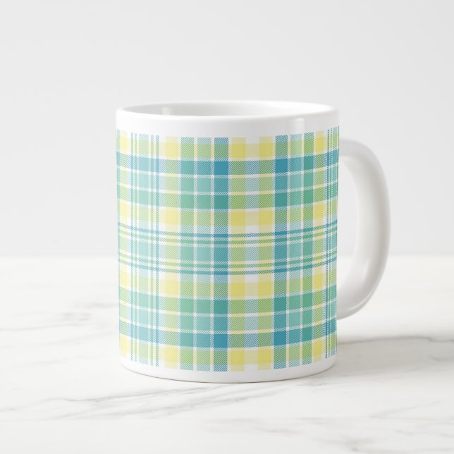 Tasse Géante Plaid en pastel (Devant droit)