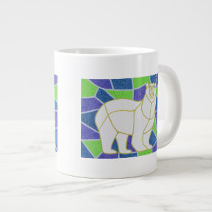 Tasse Géante Polaire concernez le verre souillé