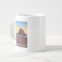 Poster du Vintage voyage Haystack Rock