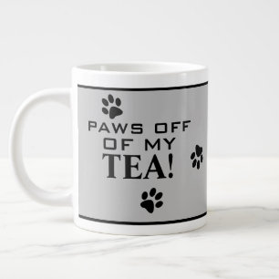 Tasse géante pour amateurs de chiens et de thé ave