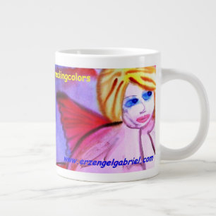 Tasse Géante ...premier ange...art de Jutta Gabriel...