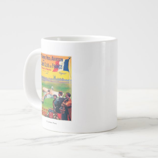 Tasse Géante Premier Grand Prix d'aviation (Devant gauche)