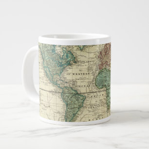 Tasse Géante Projection mondiale sur les Mercators