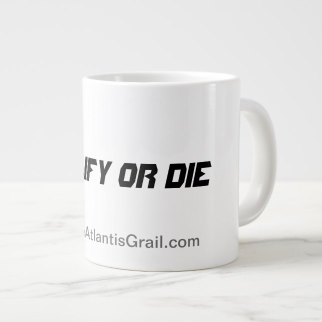 Tasse Géante Qualifier ou mourir - Mug Jumbo (Devant droit)