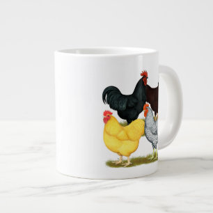 Tasse Géante Quatuor de poulet à coq lourd