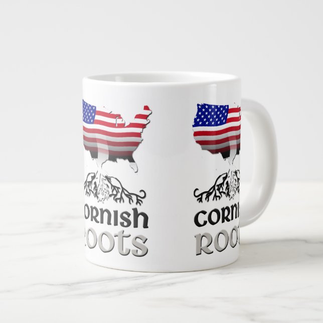 Tasse Géante Racines de l'ascendance américaine cornoise (Devant droit)