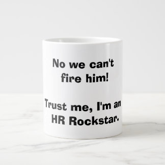 Tasse Géante Ressources humaines HR Rockstar Mug