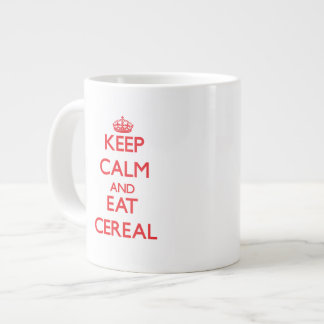 Tasse Géante Restez calme et mangez des céréales
