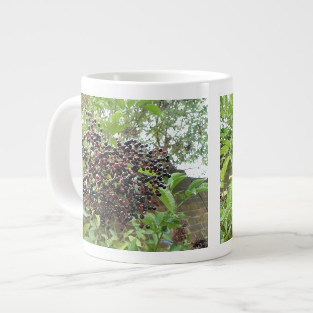 Tasse Géante Ripening Elderberries Mug (Devant gauche)