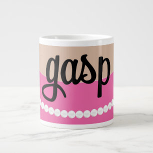 Tasse Géante Rose *Gasp and Clutch Pearls Jumbo Mug