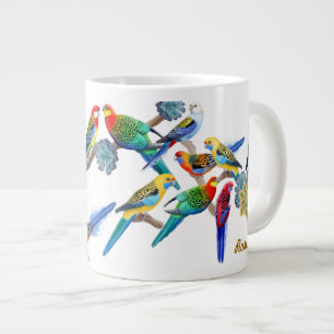 Tasse Géante Rosella Parrots colorés Jumbo Mug