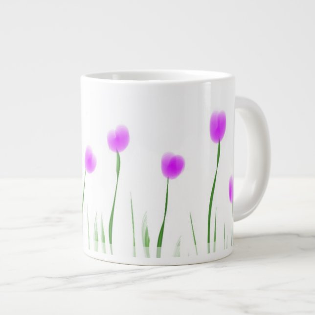 Tasse Géante roses (Devant droit)
