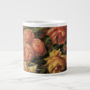Tasse Géante Roses dans un Vase de Pierre Renoir, Art Vintage