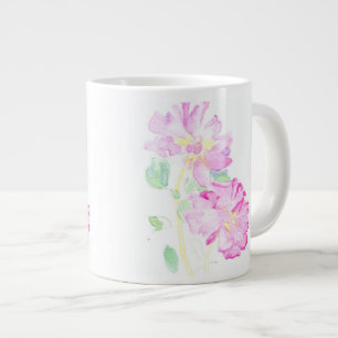 Tasse Géante Roses roses roses délicates : Jolie Mug Jumbo