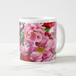 Tasse Géante Roses rouges et roses 2008