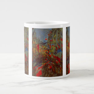 Tasse Géante Rue Montorgueil avec drapeaux de Claude Monet