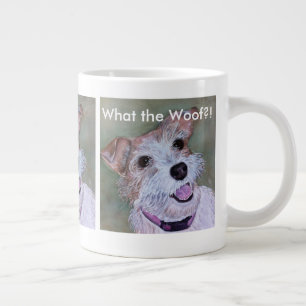 Tasse Géante RUSSELL JACK Brown ET BLANC   GRAND MUG