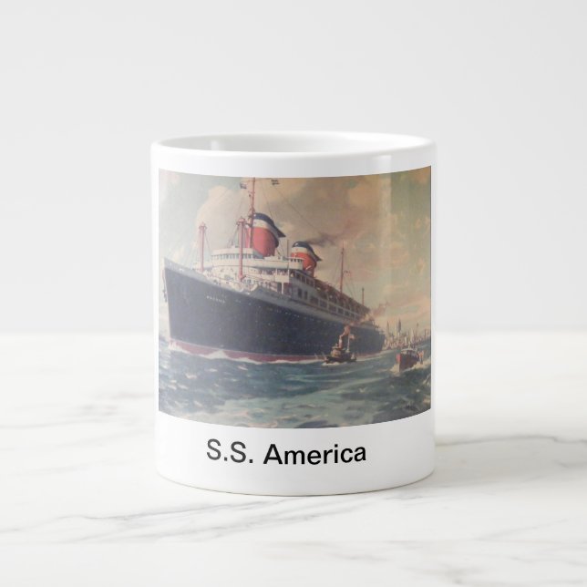 Tasse Géante "S.S. America 1940" (Devant)