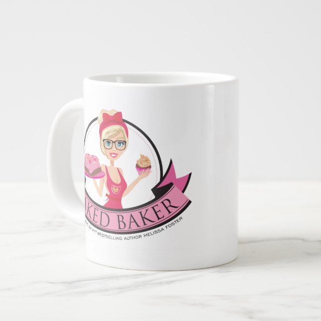 Tasse Géante Saisi par Love Baker Jumbo Mug (Devant gauche)