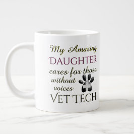 Tasse Géante Sans Voix La Fille Vet Tech