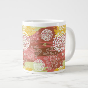 Tasse Géante Schéma floral 2