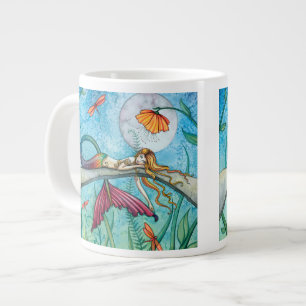 Tasse Géante Sirène Libellule Art du bassin