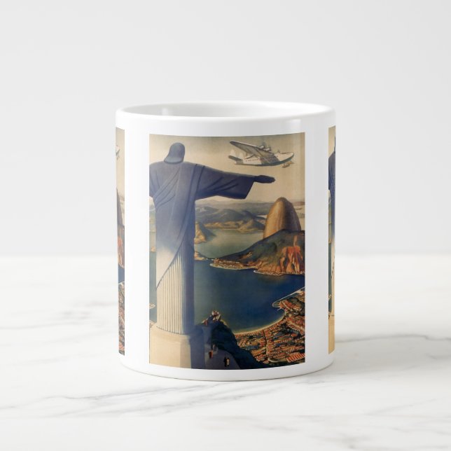 Tasse Géante Statue du Christ Rédempteur, Rio De Janeiro, Brési (Devant)