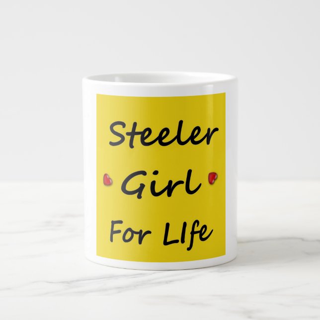 Tasse Géante Steeler Girl for Life Mug (Devant)