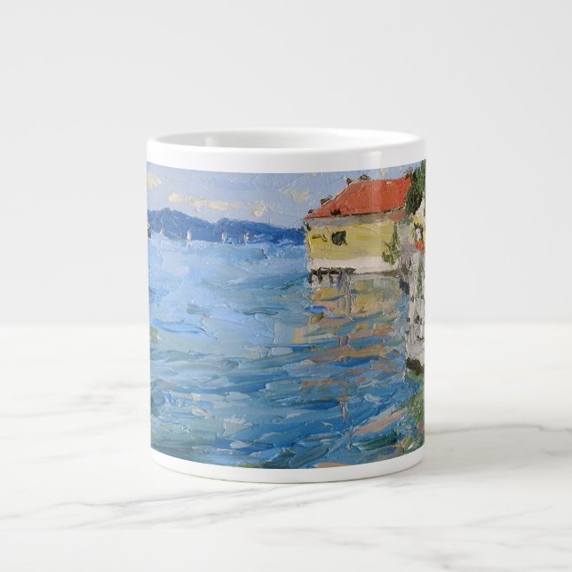 Tasse Géante Sunny Day on Lake Constance (Devant)