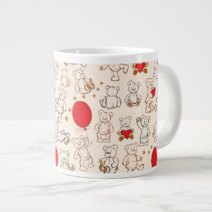 Tasse Géante Texture avec Nounours