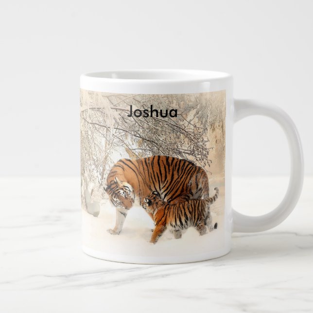 Tasse Géante Tiger, mère et petit bonbon (Droite)