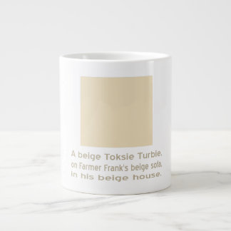 Tasse Géante Toksie Turbie Beige sur Beige