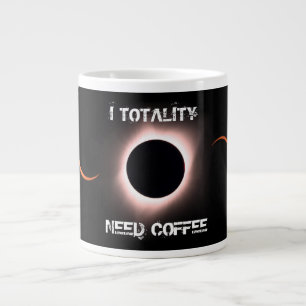 Tasse Géante Totalité Solaire Eclipse Café Mug