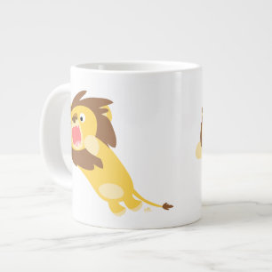 Tasse Géante Très affamé Cartoon Lion Jumbo Mug