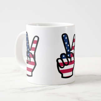 Tasse Géante US Victory Sign