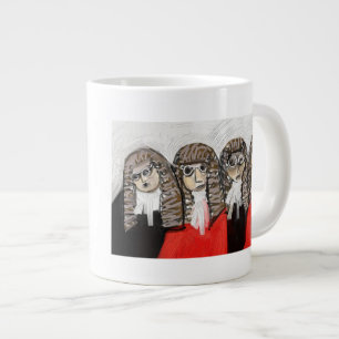 Tasse Géante "Vient ici le juge du DA "