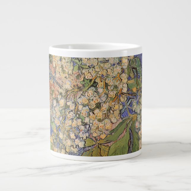 Tasse Géante Vincent van Gogh - Branches de châtaigniers en fle (Devant)