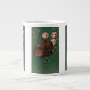 Tasse Géante Vintage St. Patrick's Day, Good Luck Irish Dice