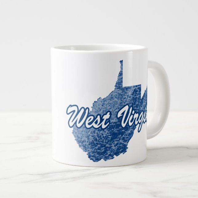 Tasse Géante Virginie-Occidentale (Devant droit)