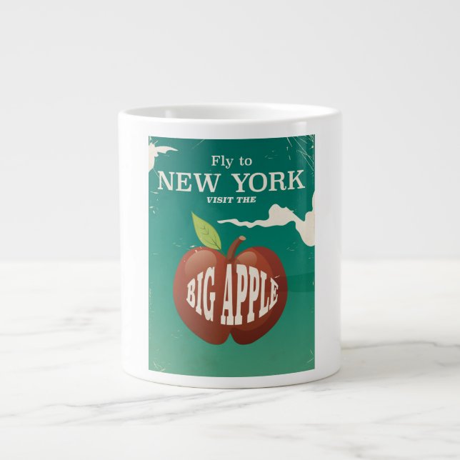 Tasse Géante Visitez la Grosse Pomme - New York (Devant)