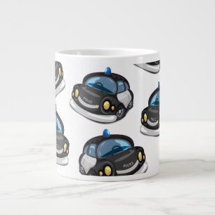 Tasse Géante voiture de police vintage