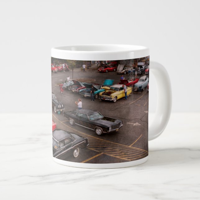 Tasse Géante Voiture - Spectacle de voitures anciennes (Devant droit)