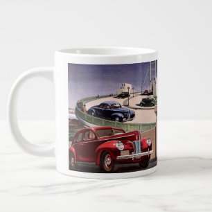 Tasse Géante Voitures Anciennes, Road Trip de Berlines Classiqu